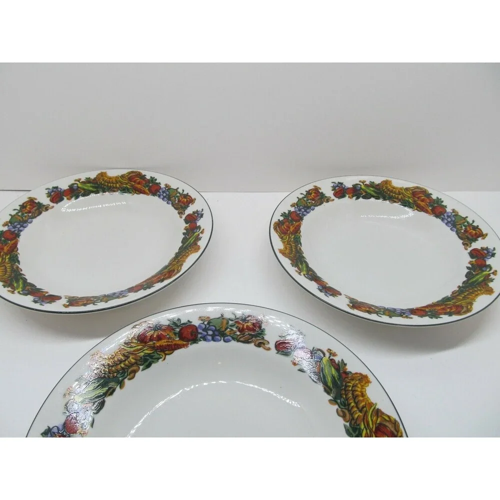 Pilgrams Harvest American Atelier Soup Bowls bundle of 4